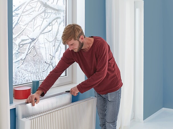 RADIATOR REFLECTOR, POLYETHYLENE FOAM WITH ALUMINIUM FOIL